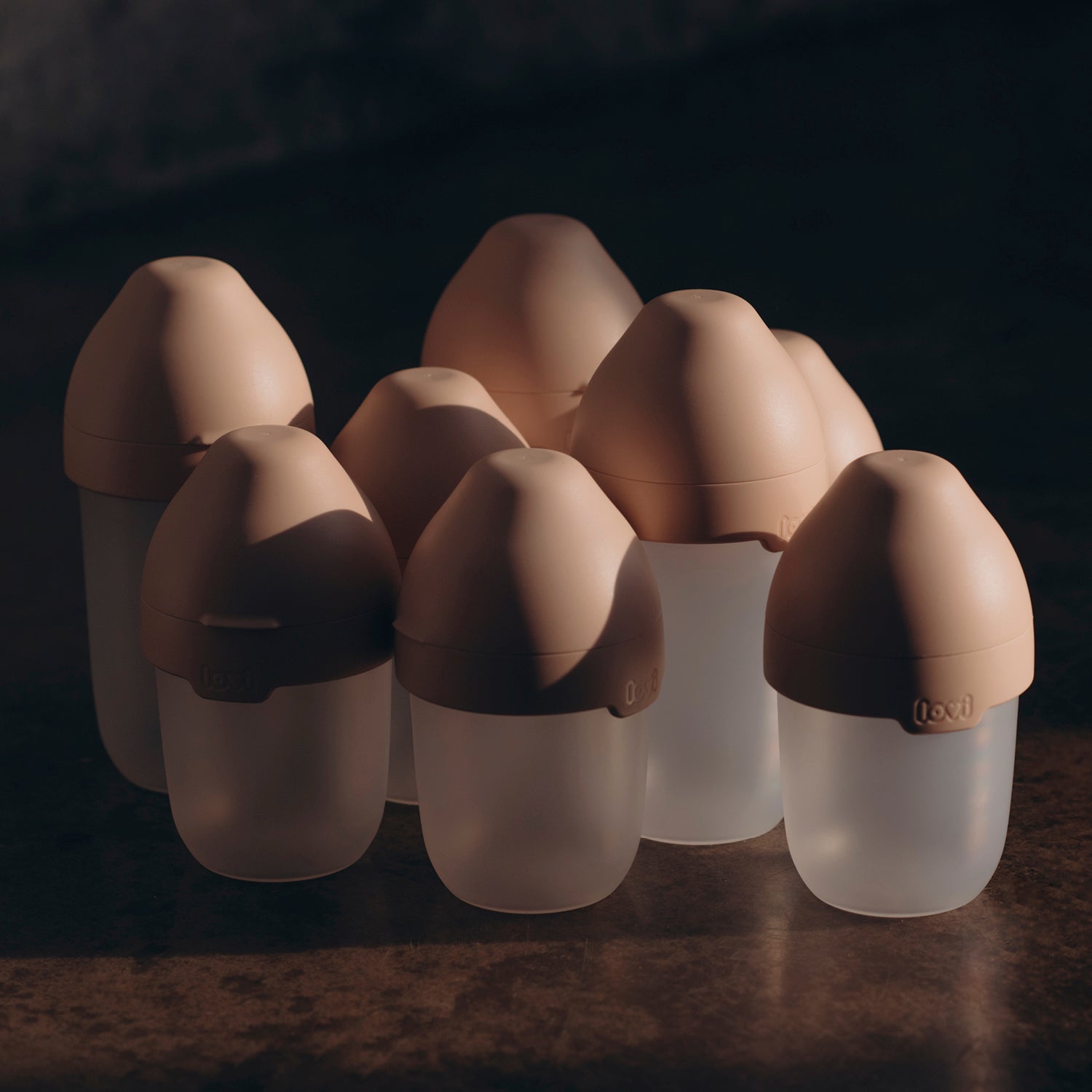 Set de biberons Mammafeel avec différentes tailles, adaptés pour les besoins de bébé