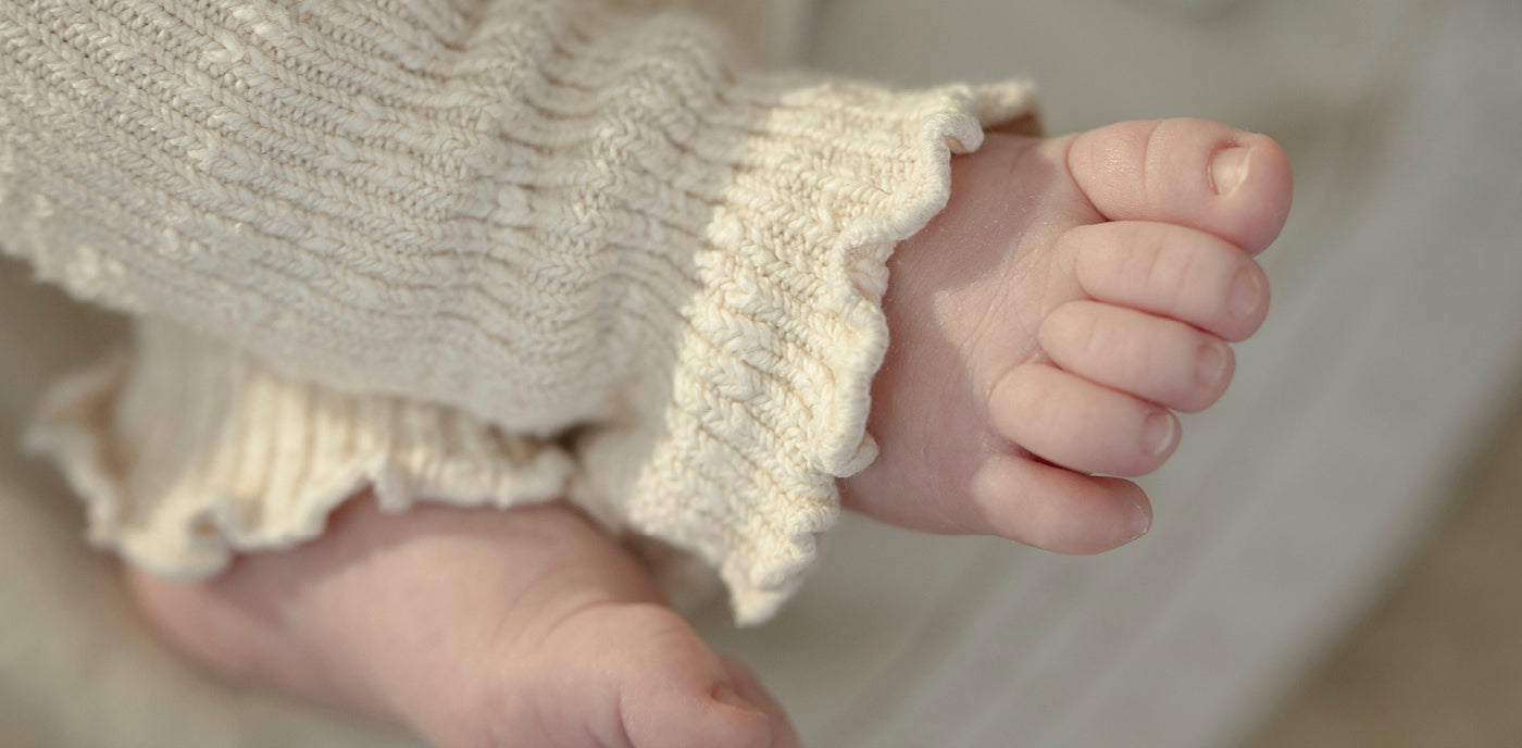 les pieds du bébé
