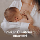 Bébé qui tète – Difrax LOVI, protège l’allaitement maternel.