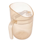 Gobelet d’apprentissage Difrax LOVI Genius couleur nude avec insert visible – conçu pour une prise contrôlée et une prise en main optimal