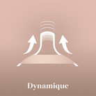 Illustration de la tétine du biberon Mammafeel avec technologie dynamique, adaptée à la succion naturelle de bébé