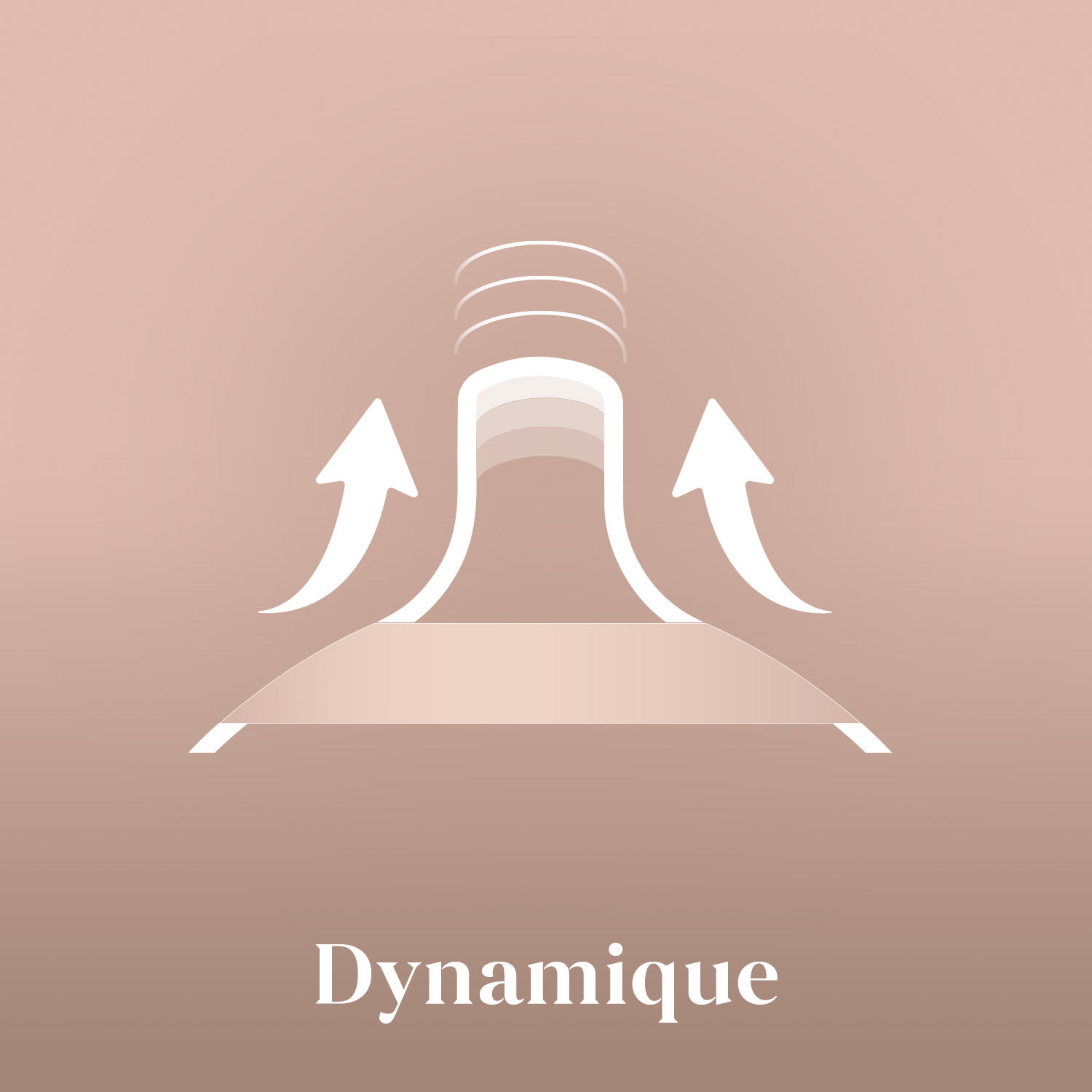 Illustration de la tétine du biberon Mammafeel avec technologie dynamique, adaptée à la succion naturelle de bébé