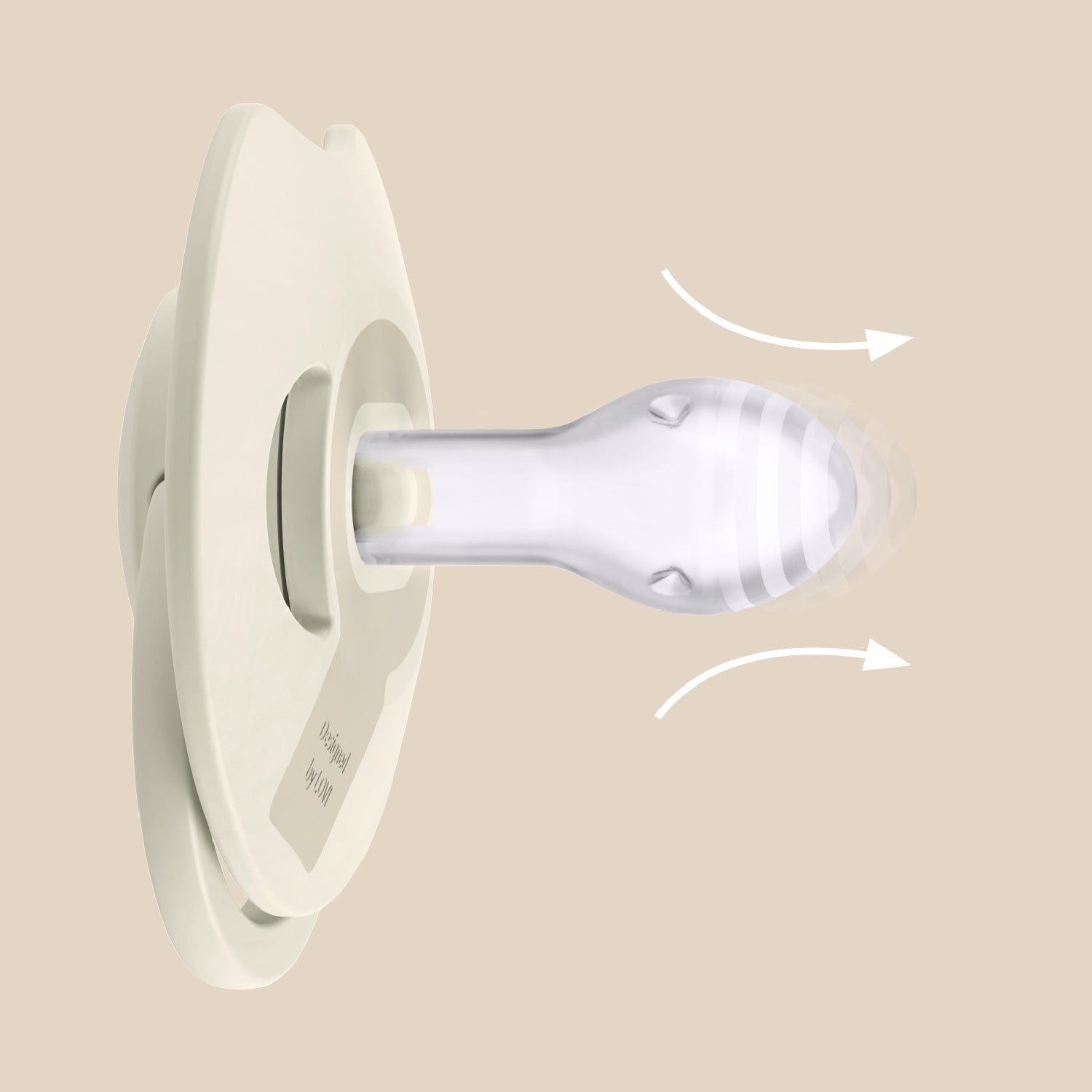 Illustration de la tétine dynamique, conçue pour s’adapter aux besoins de succion de bébé