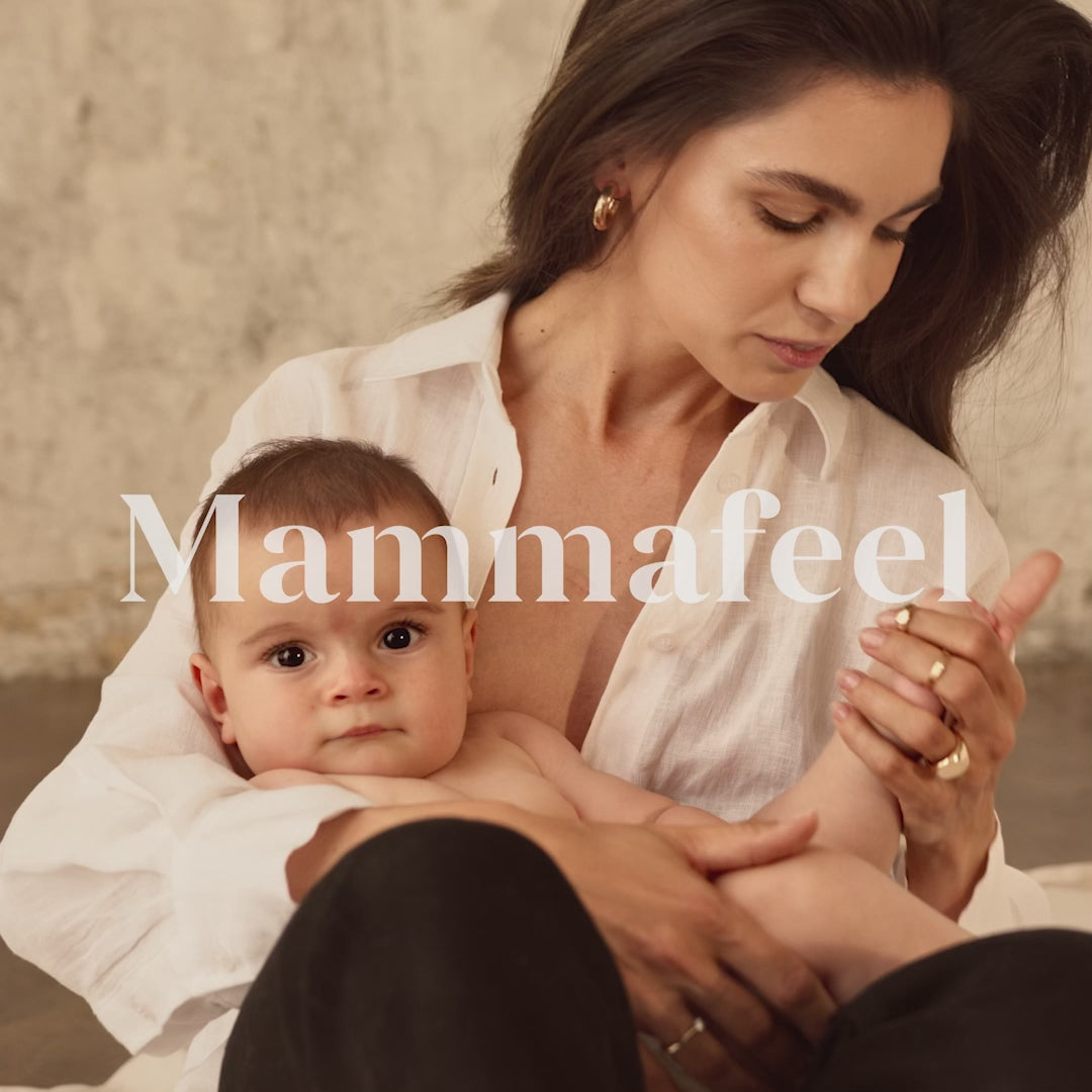 Vidéo présentant la ligne Mammafeel, avec des mères et leurs bébés nourris de manière harmonieuse avec les biberons Mammafeel