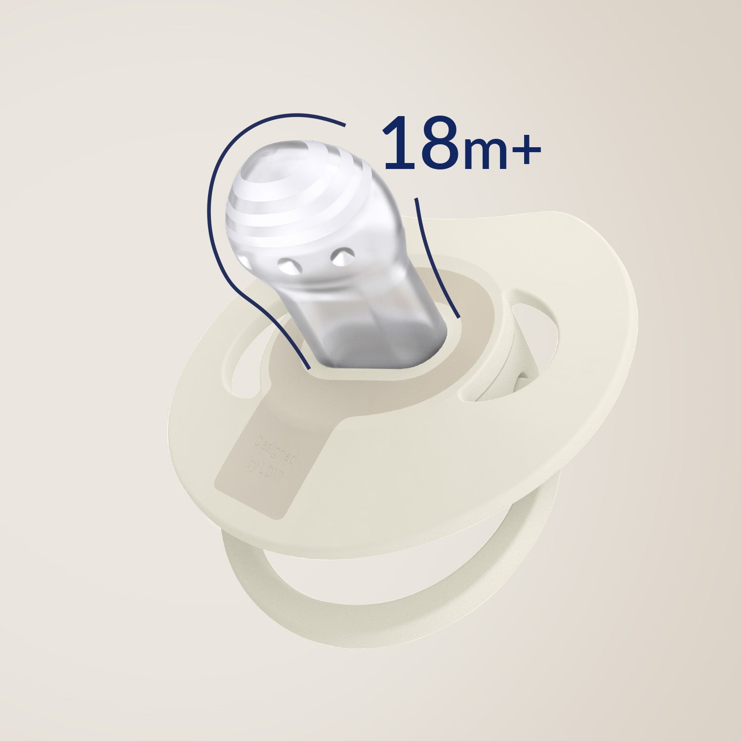 Illustration de la tétine Prime en silicone, idéale pour les enfants en pleine croissance